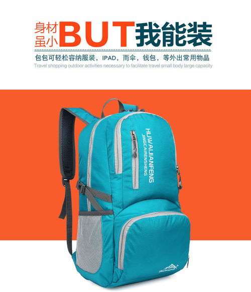 新款户外男女款旅游包可折叠包 双肩背包防水便携522